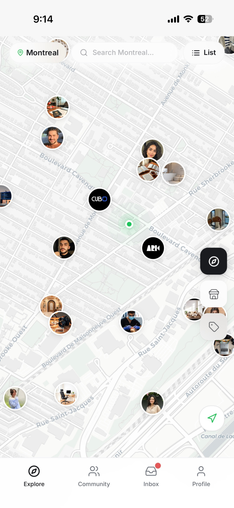 Explore your city on the map